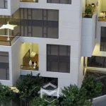 ماکت برج حیاط نیاوران