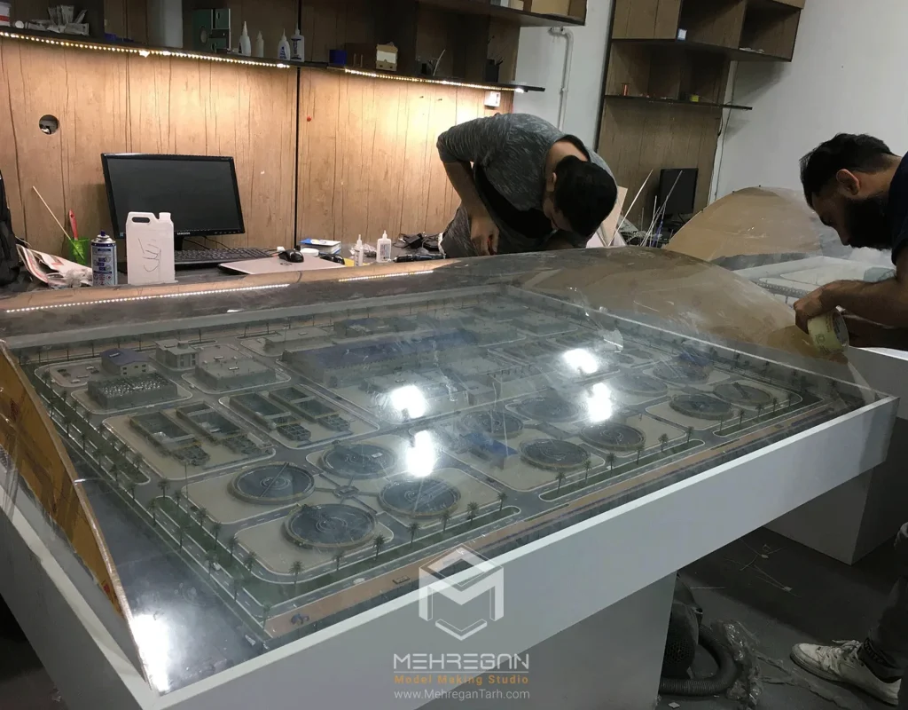 ماکت کارخانه فولاد جهان آرا اروند