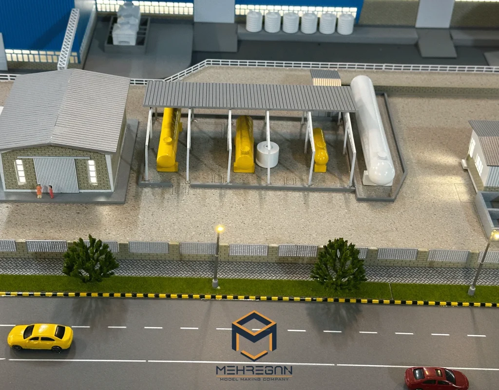 ماکت کارخانه دانیال استیل